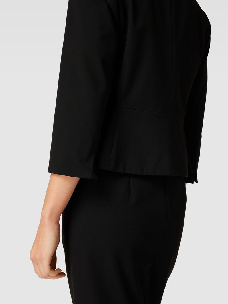 Blazer mit Hakenverschluss in schwarz