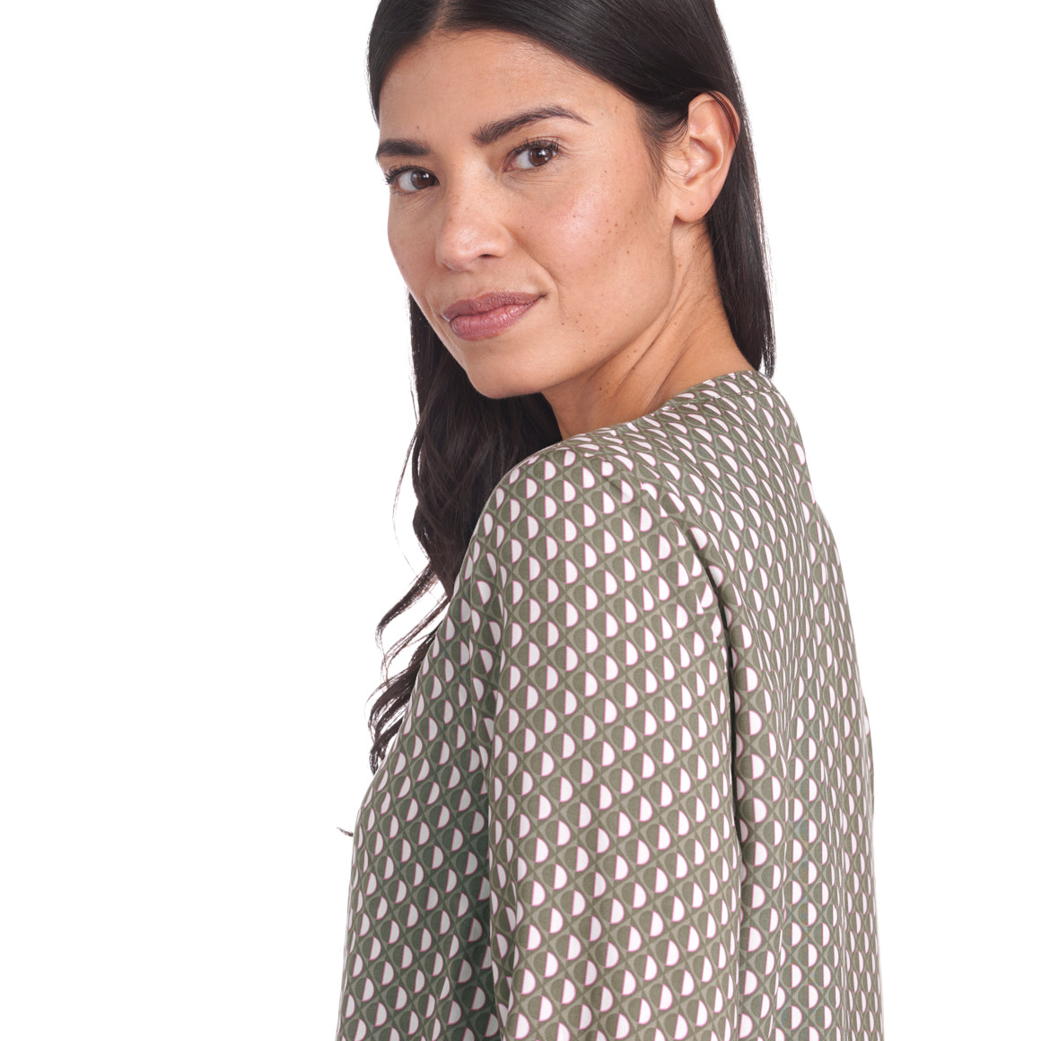 Damen Bluse mit Allover-Print