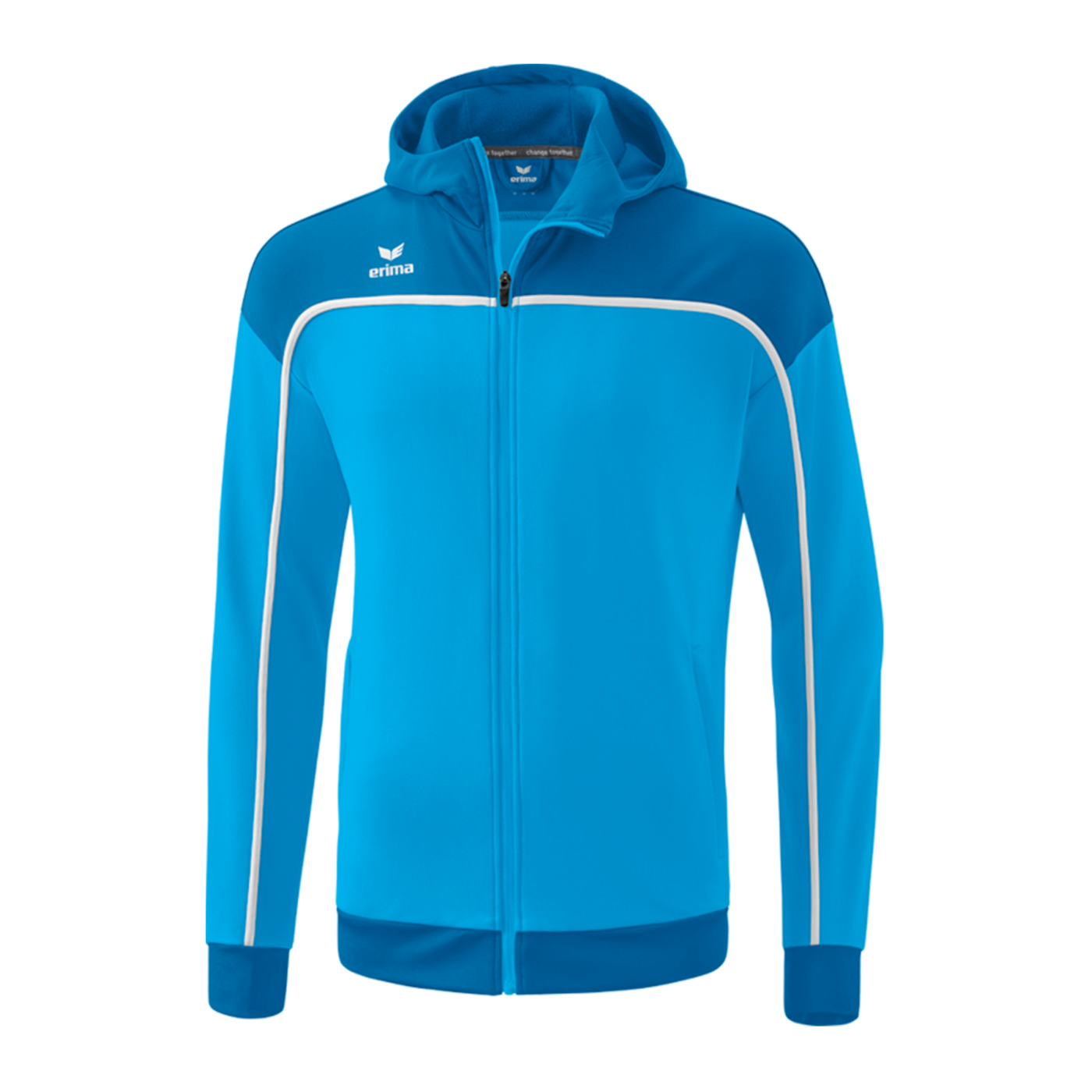 Erima Change by Kapuzenjacke Kids Blau