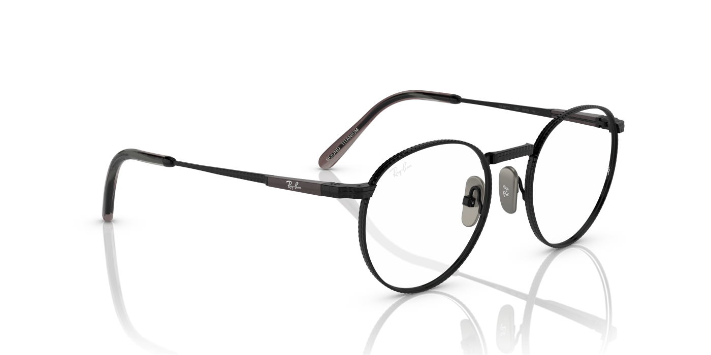 OPTICĂ ROUND II DIN TITAN - Lucido Nero