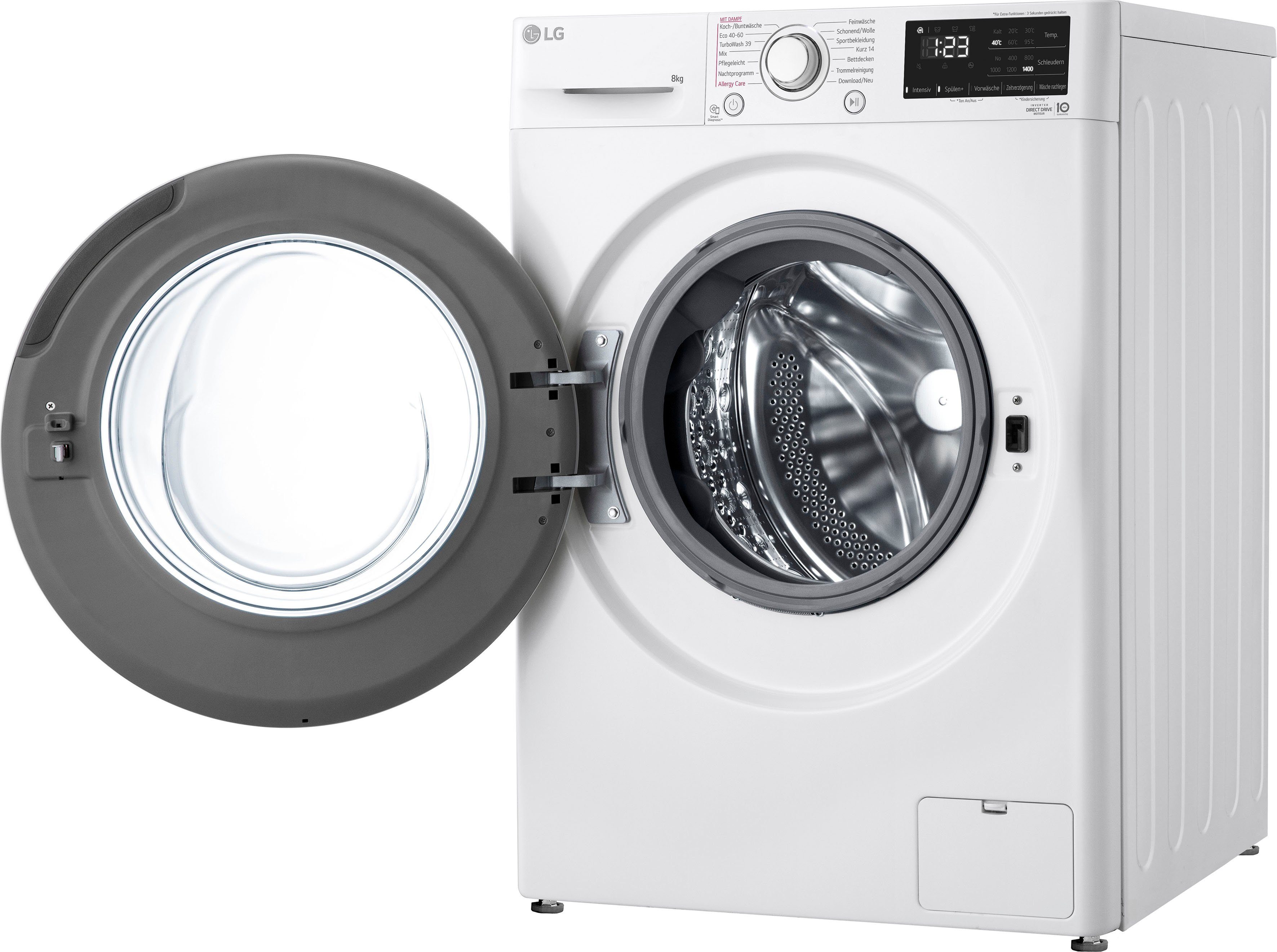 LG Waschmaschine 3 F4WV3183, 8 kg, 1400 U/min