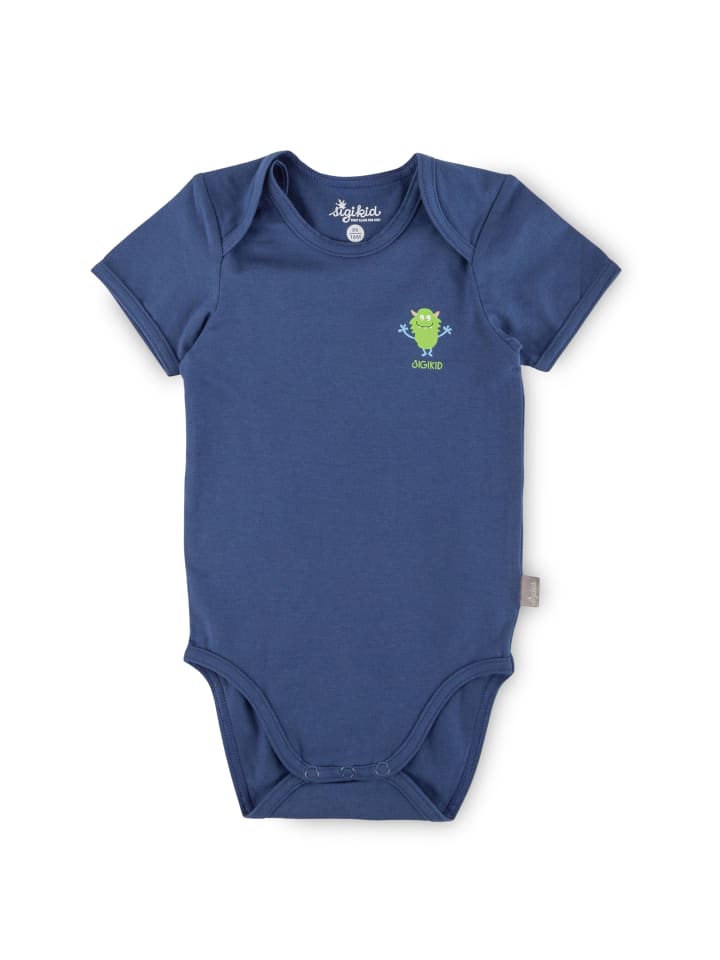 Sigikid Body, kurzarm Classic Baby in blau günstig kaufen