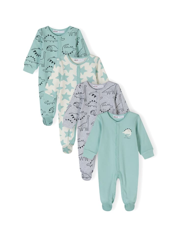 Minoti 4er. Set: Strampler 24babypack1 in mint günstig kaufen