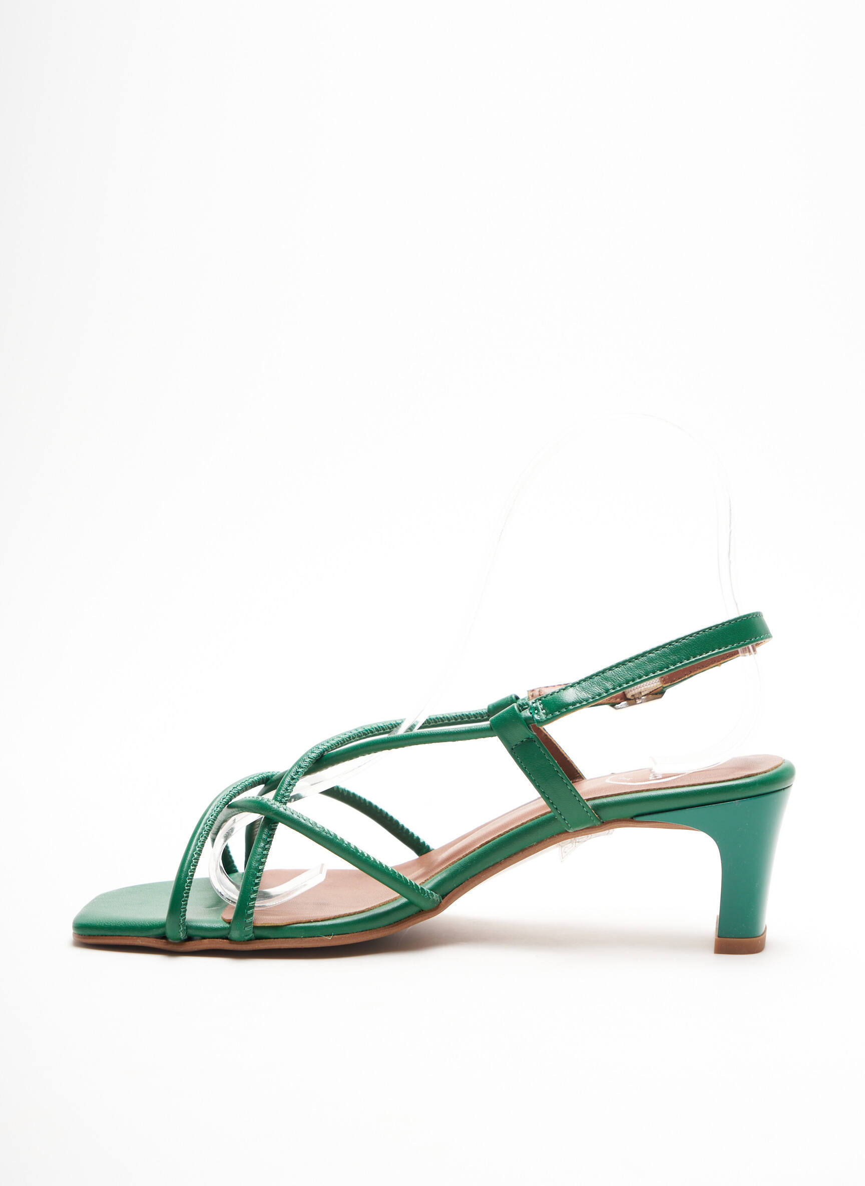 Sarenza Sandales Nu Pieds Femme couleur vert