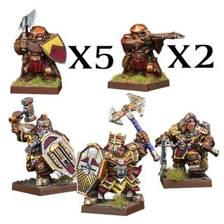 Kings of War Vanguard: Dwarf Warband Set