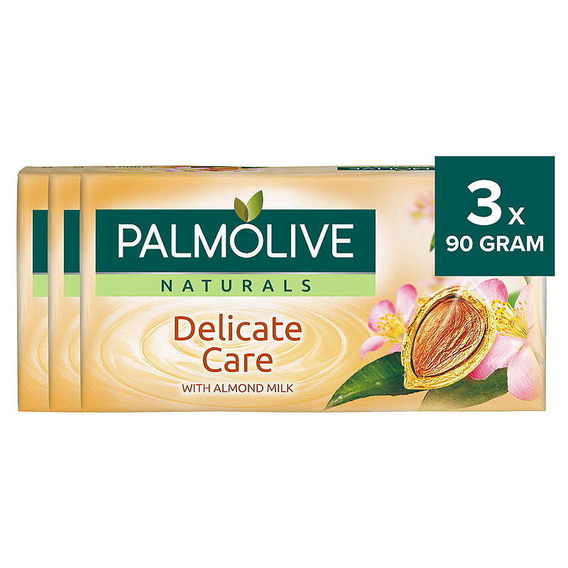 Palmolive Palmolive 3-pk såpe, mandelmelk