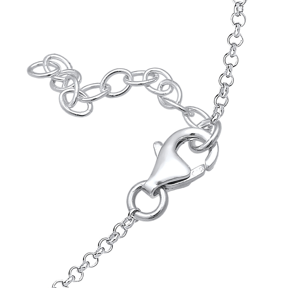 Elli Elli Bracelet Femme Pendentif Coeur Filigrane avec Cristaux en Argent Sterling 92 Bracelet