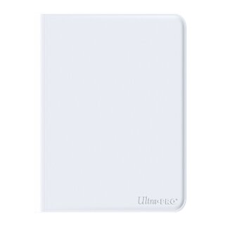 UP - Vivid 9-Pocket Zippered PRO-Binder - White