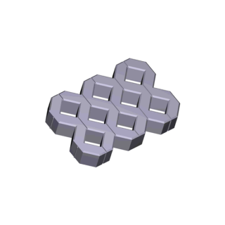 ** % SALE % ** Rasengittersteine, 100x 1:32