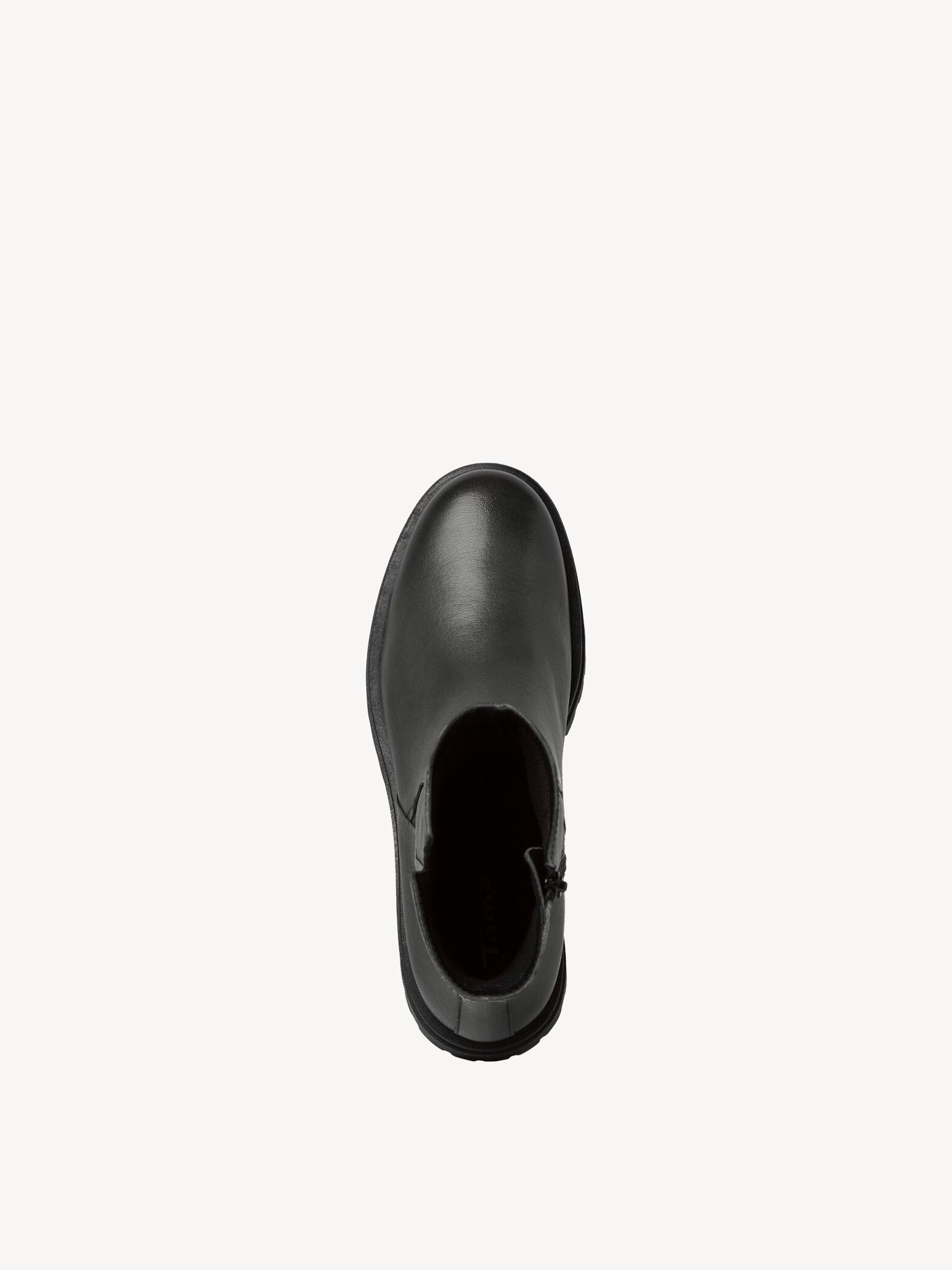 Bottine en cuir - gris