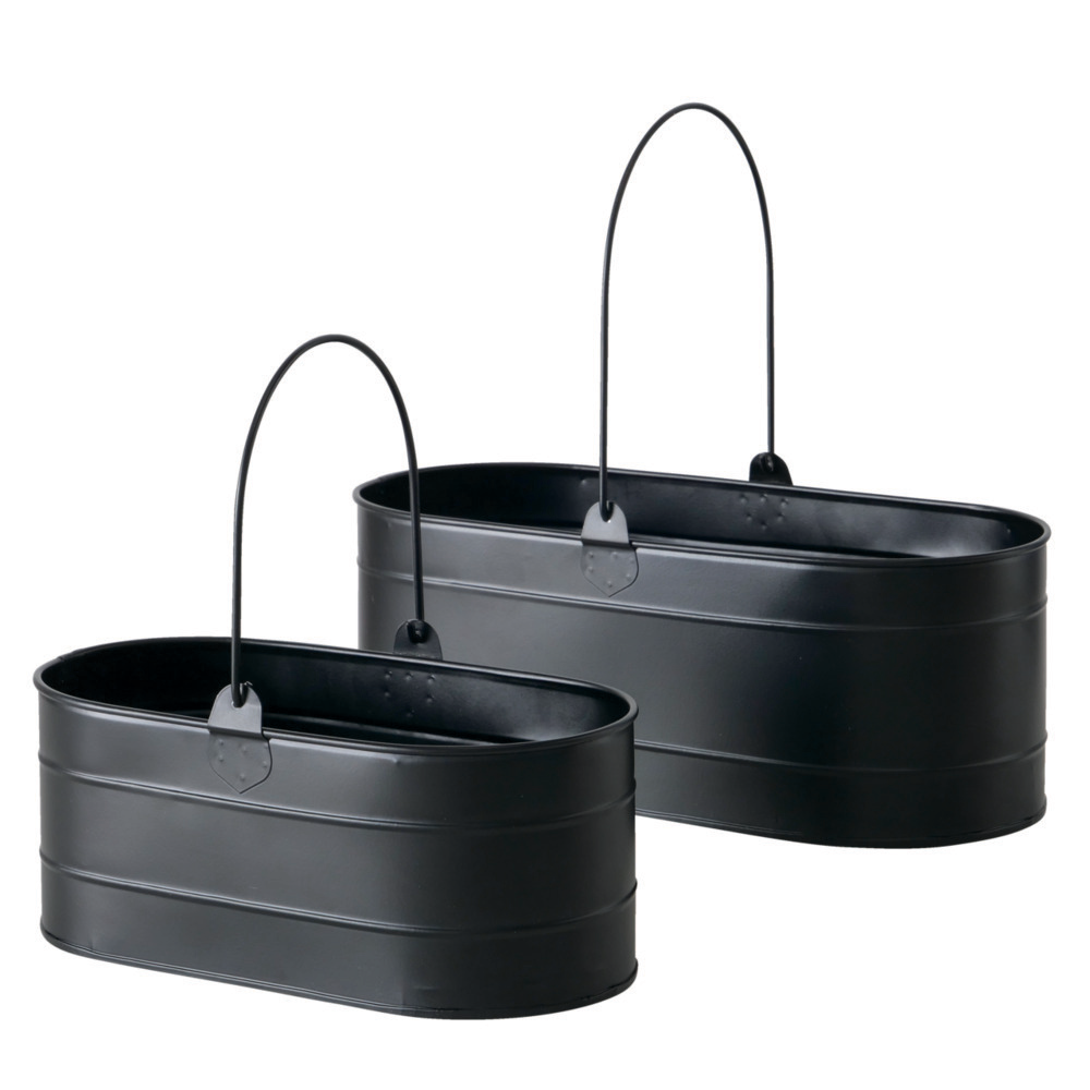 Pflanztopf Derby schwarz matt