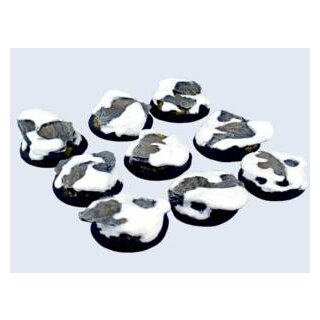 Winter Shale Bases, Round 25mm (5)