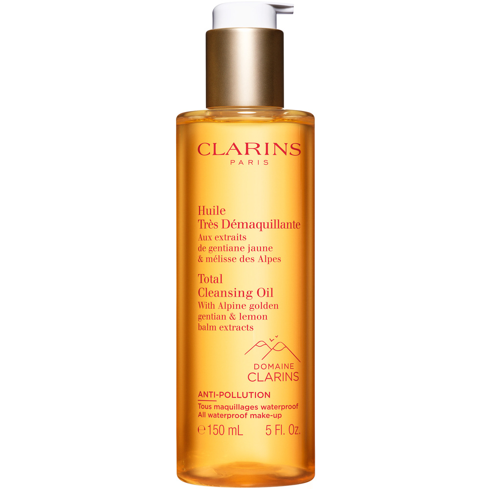 Clarins Huile très Démaquillante  Aux extraits de gentiane jaune & mélisse des Alpes Huile démaquillante