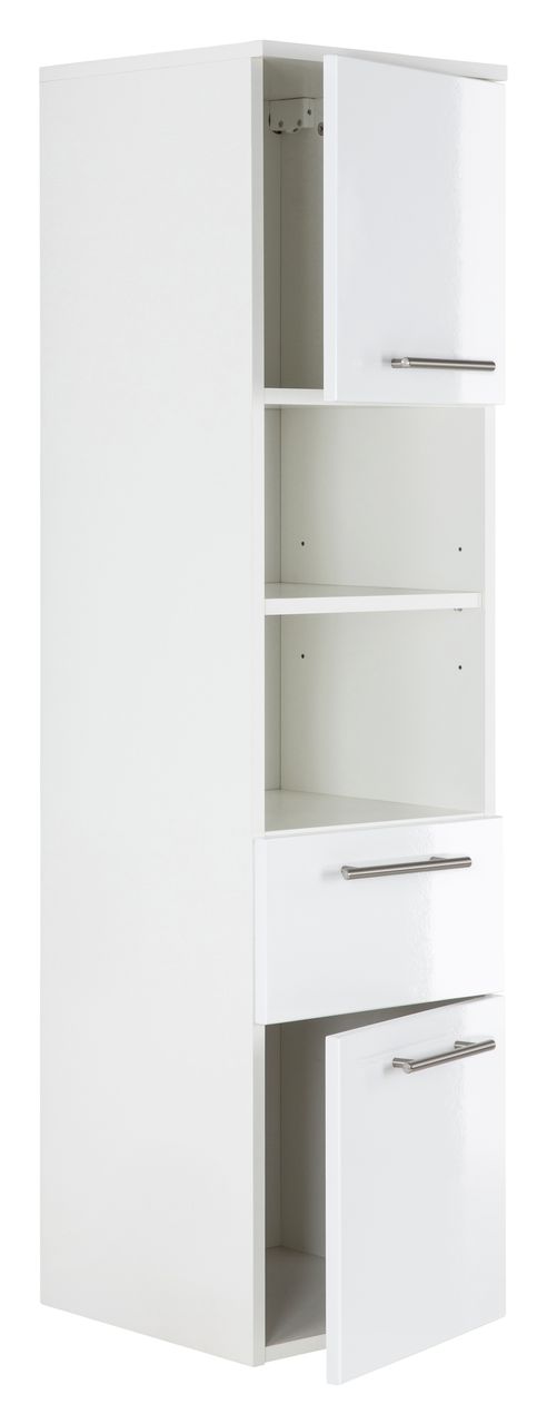 Posseik Badmöbel-Set VIVA 100 (3-teilig) weiß hochglanz EEK: F