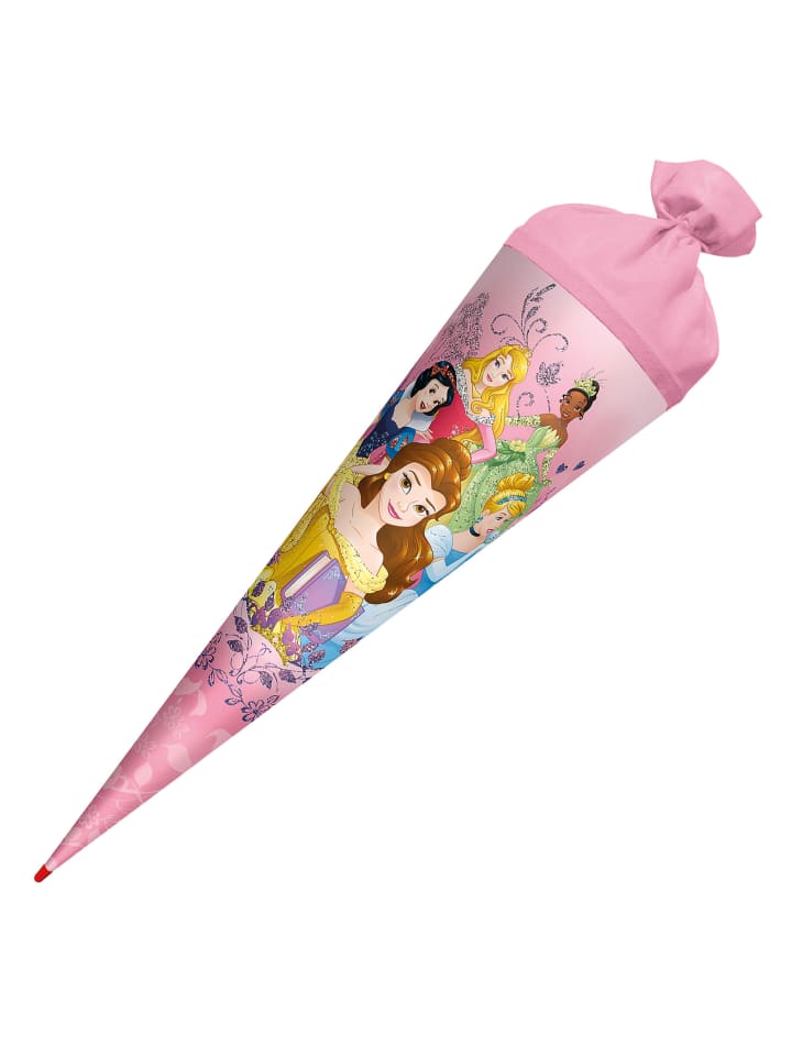 ROTH Schultüte groß Disney Princess 70 cm, Glitter in Rosa günstig kaufen onesize