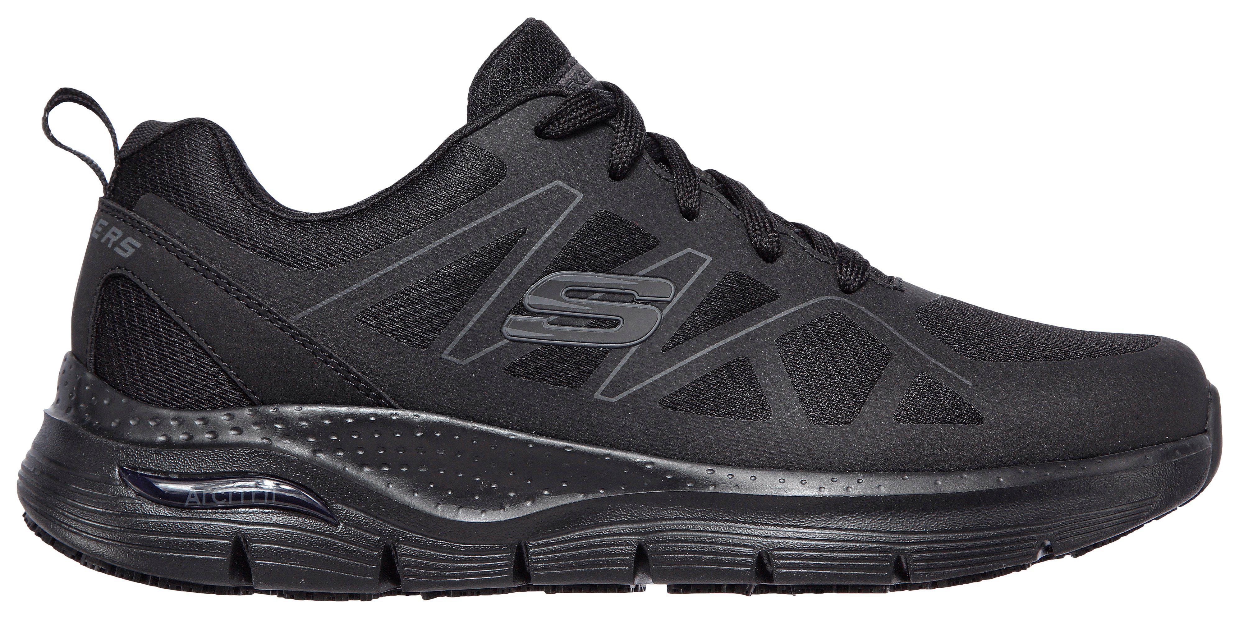 Skechers ARCH FIT SR Berufsschuh mit gepolstertem Schaftrand