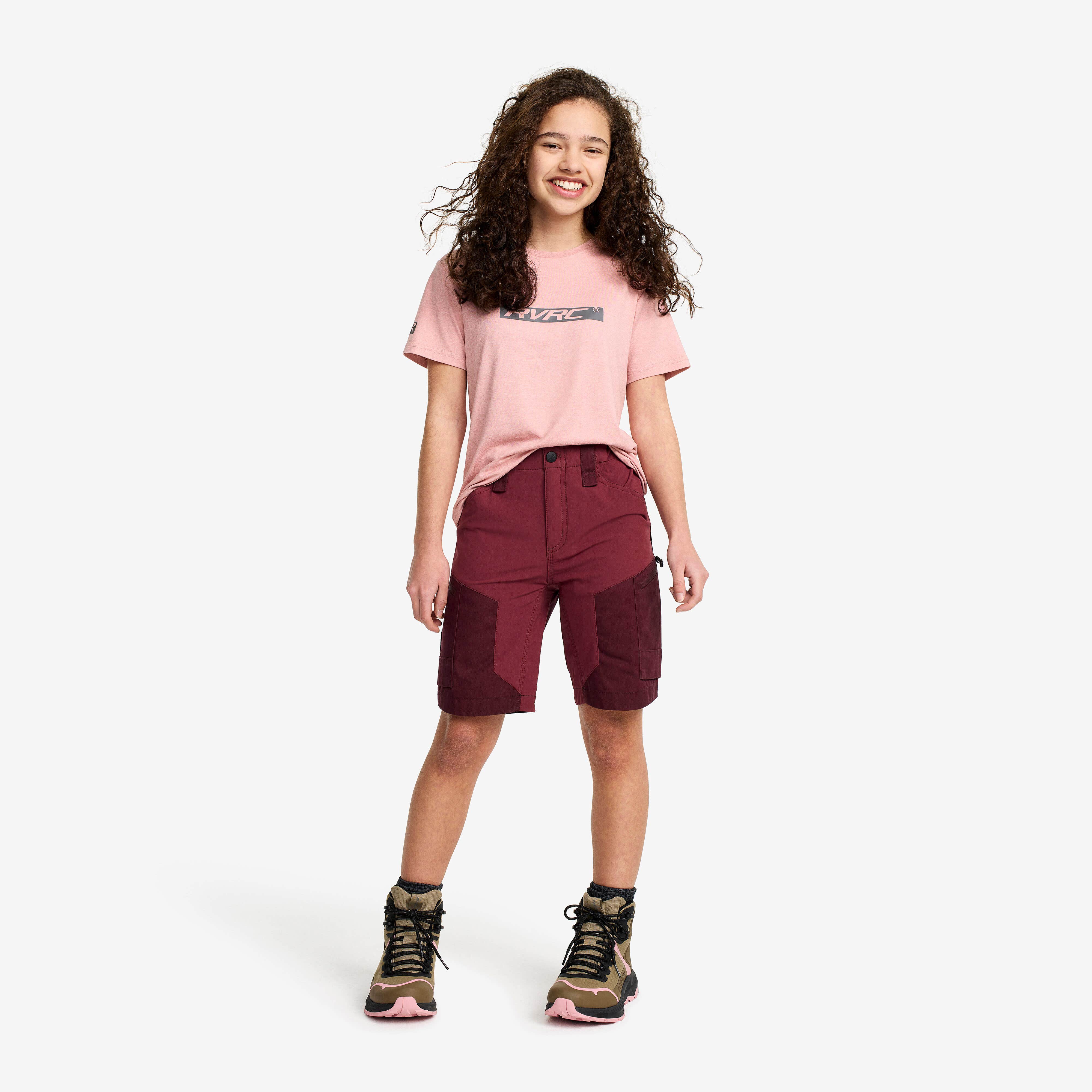 RVRC GP Shorts Teens Cherry