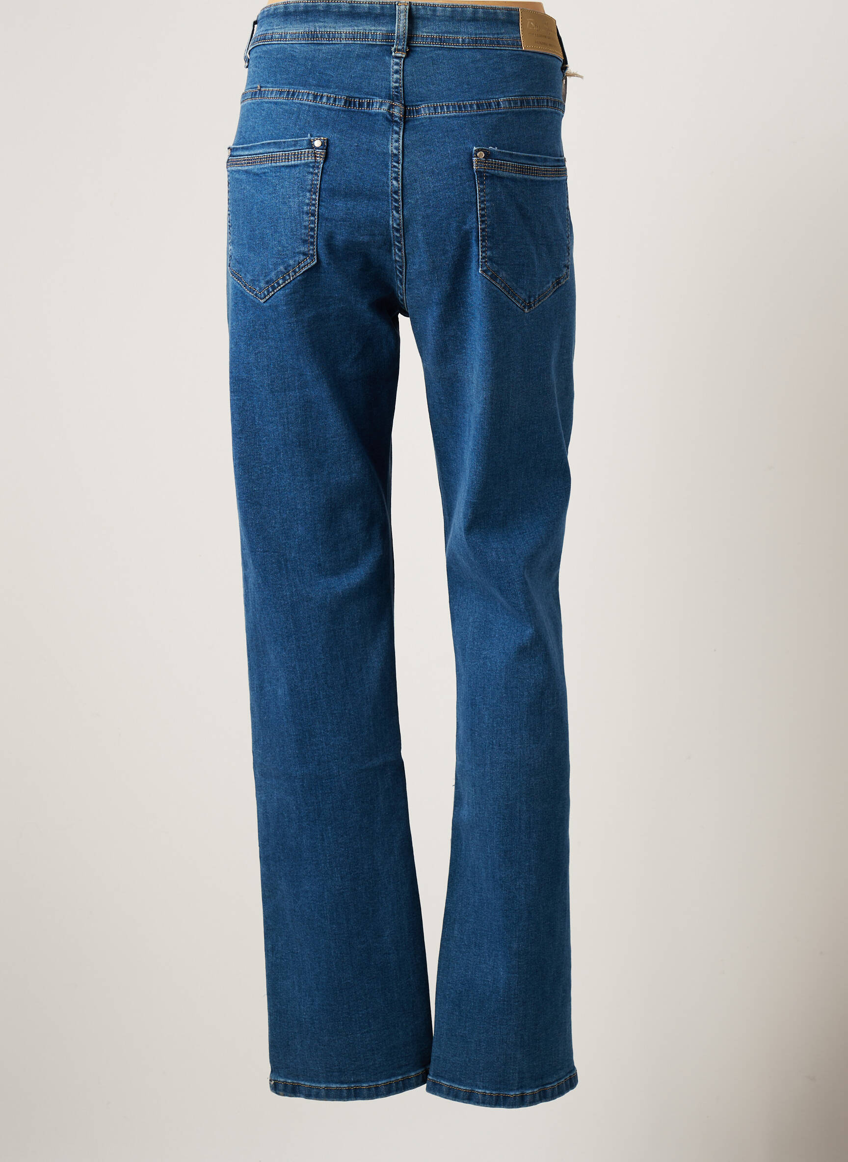 Big Spade Jeans Coupe Slim Femme couleur bleu