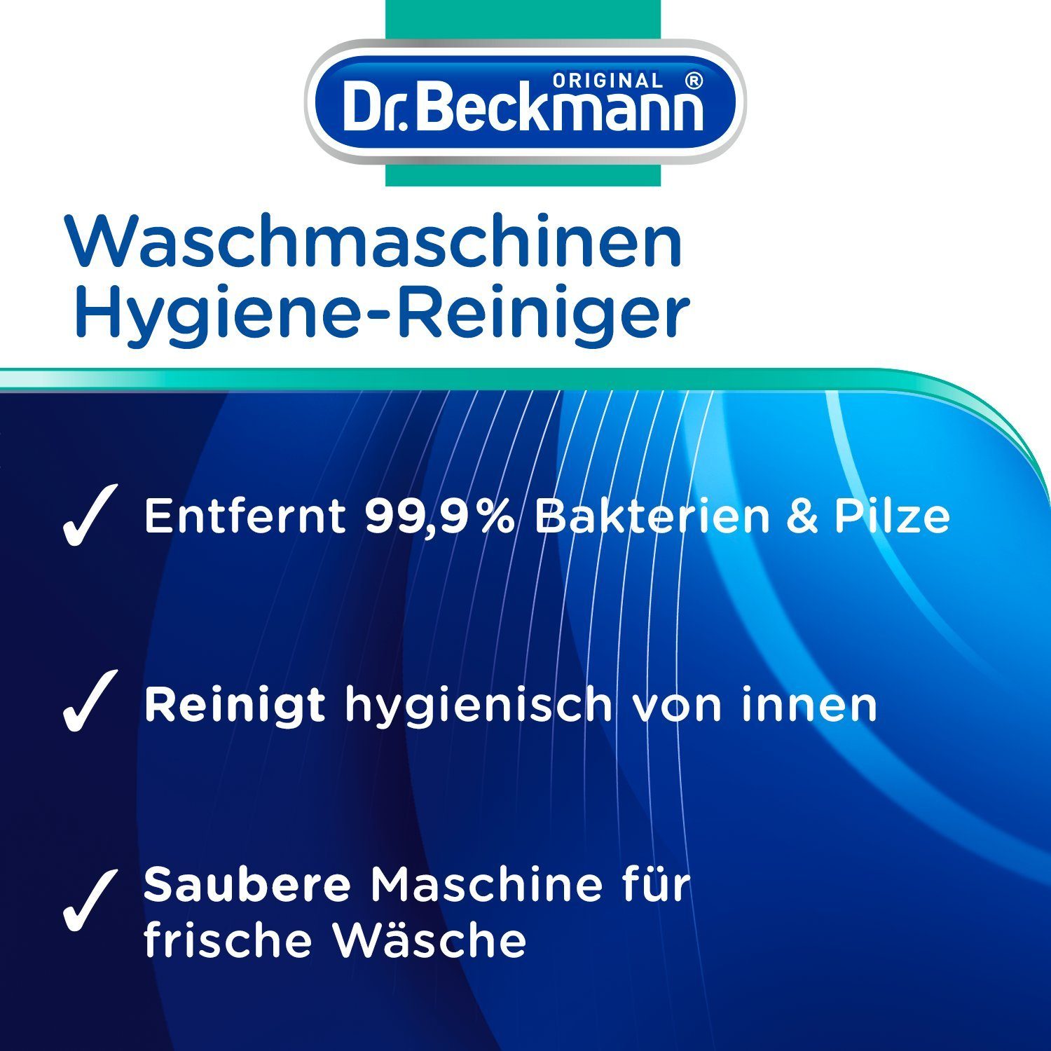 Dr. Beckmann Waschmaschinen Hygiene-Reiniger, Maschinenreiniger, 1x 250 g Waschmaschinenpflege (1-St)