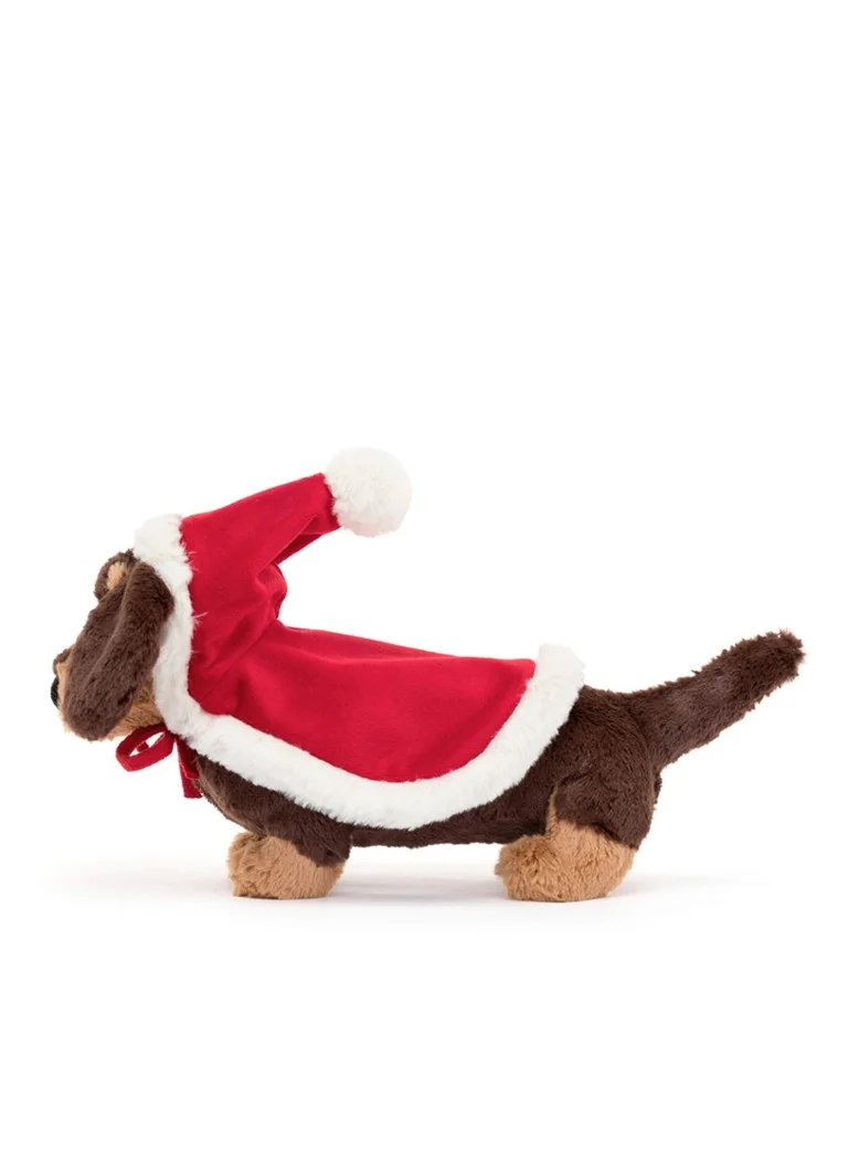 Perro salchicha Jellycat Otto Winter Warmer
