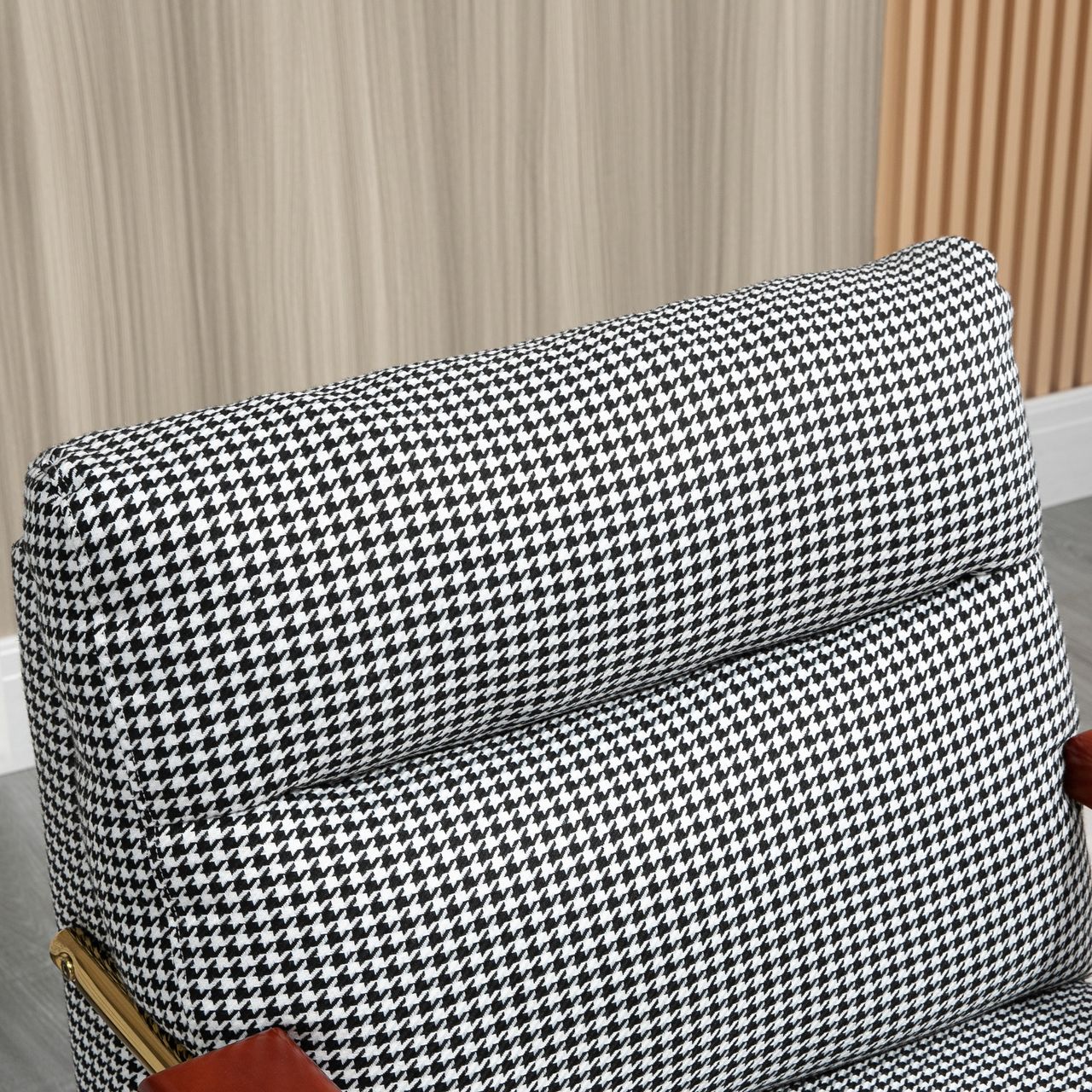 HOMCOM Ohrensessel Relaxsessel, Polstersessel Akzentsessel mit Leinenoptik