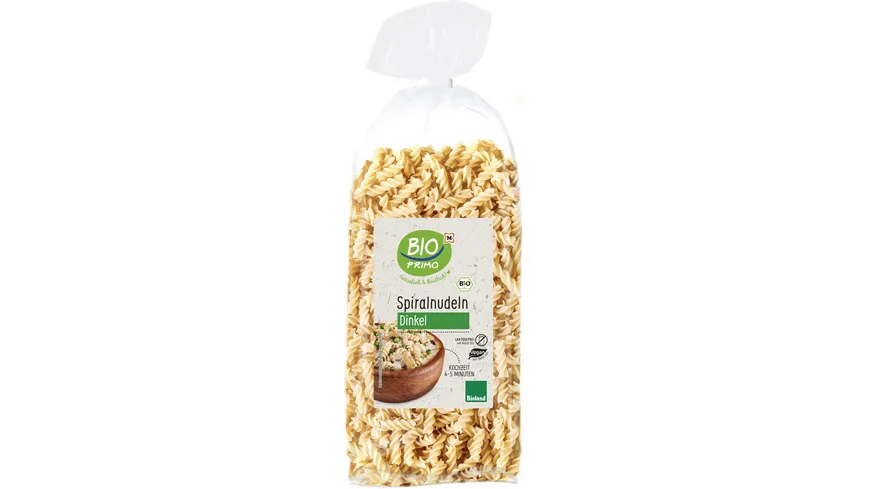 BIO PRIMO Bioland-Dinkel Spiralnudeln 500 g