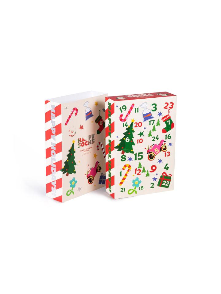 Happy Socks Adventskalender Socken Advent Calendar in Multicolor günstig kaufen