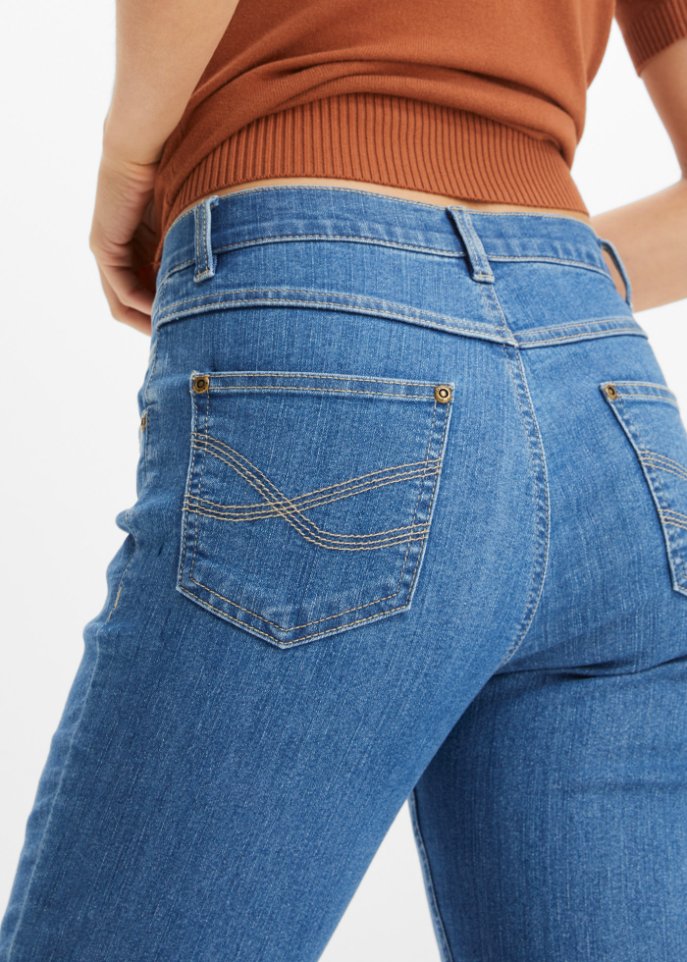 Komfort-Stretch-Jeans, Straight Fit