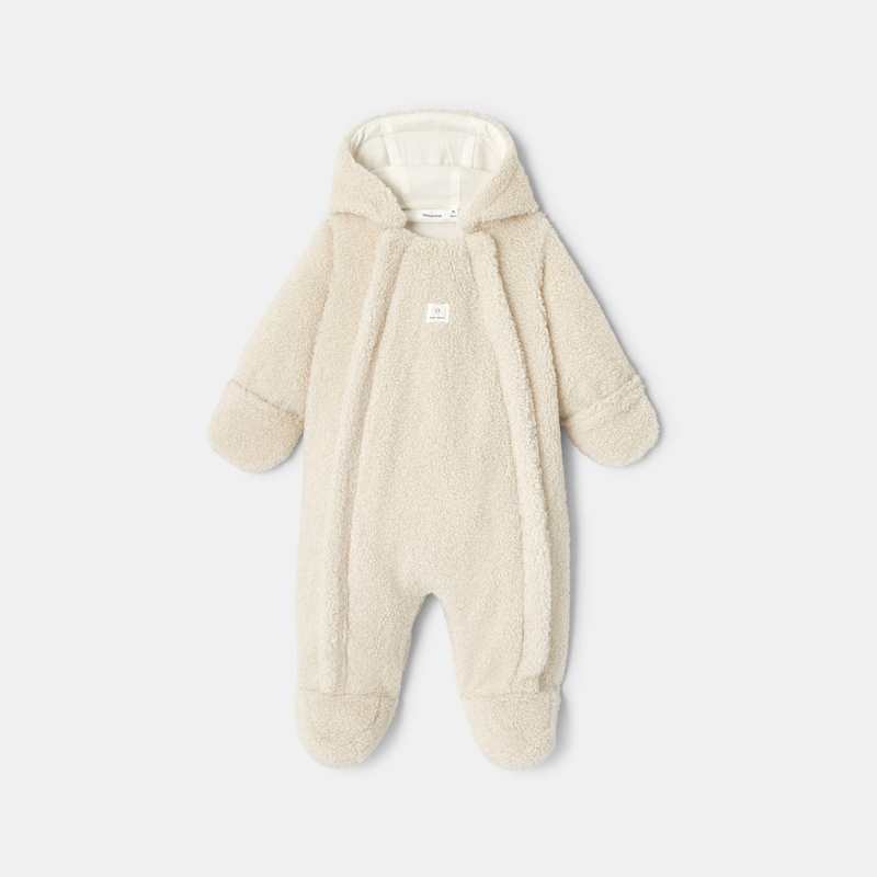 Combipilote en sherpa blanche naissance Absorba