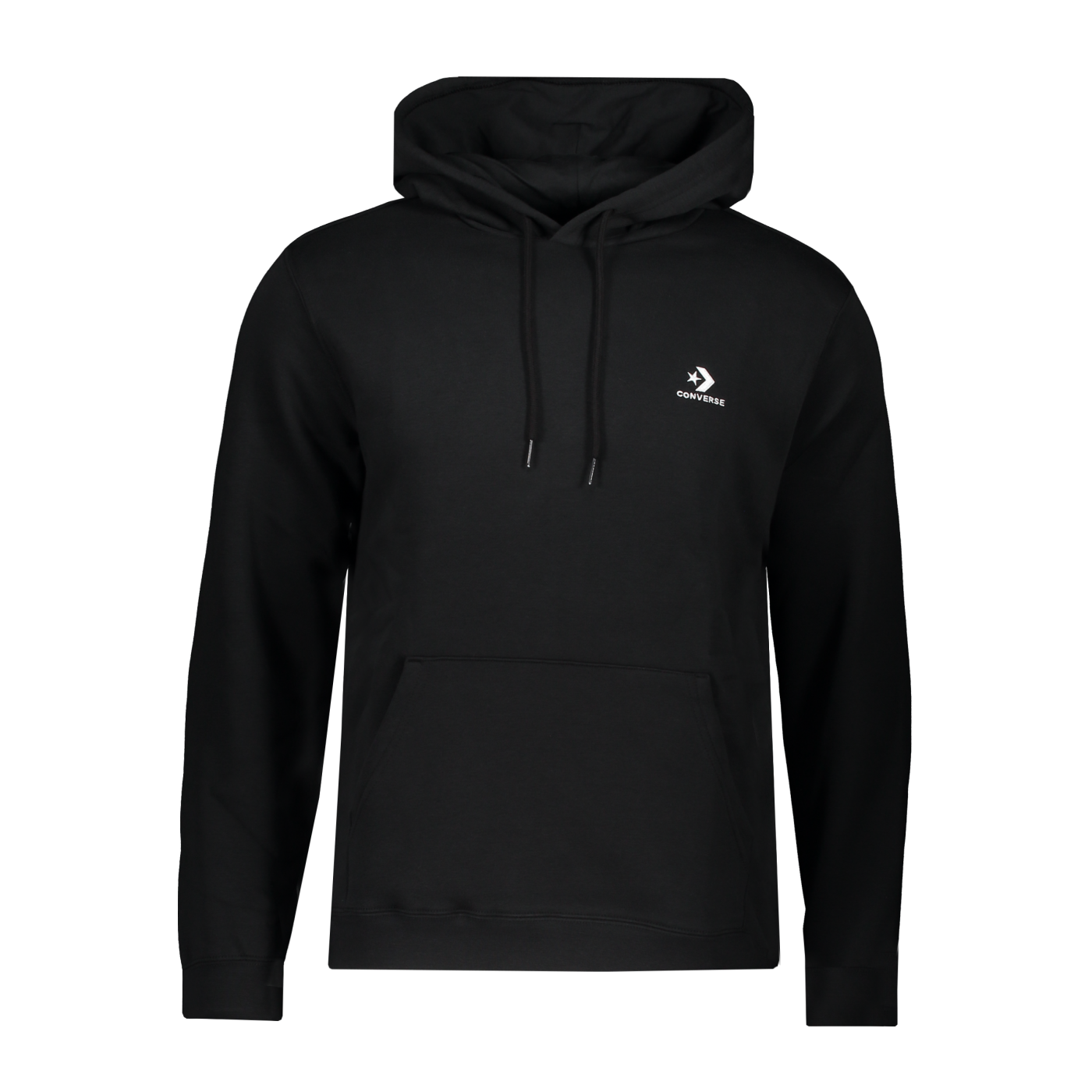 Converse Go-To Fleece Hoody Star Chevron Schwarz