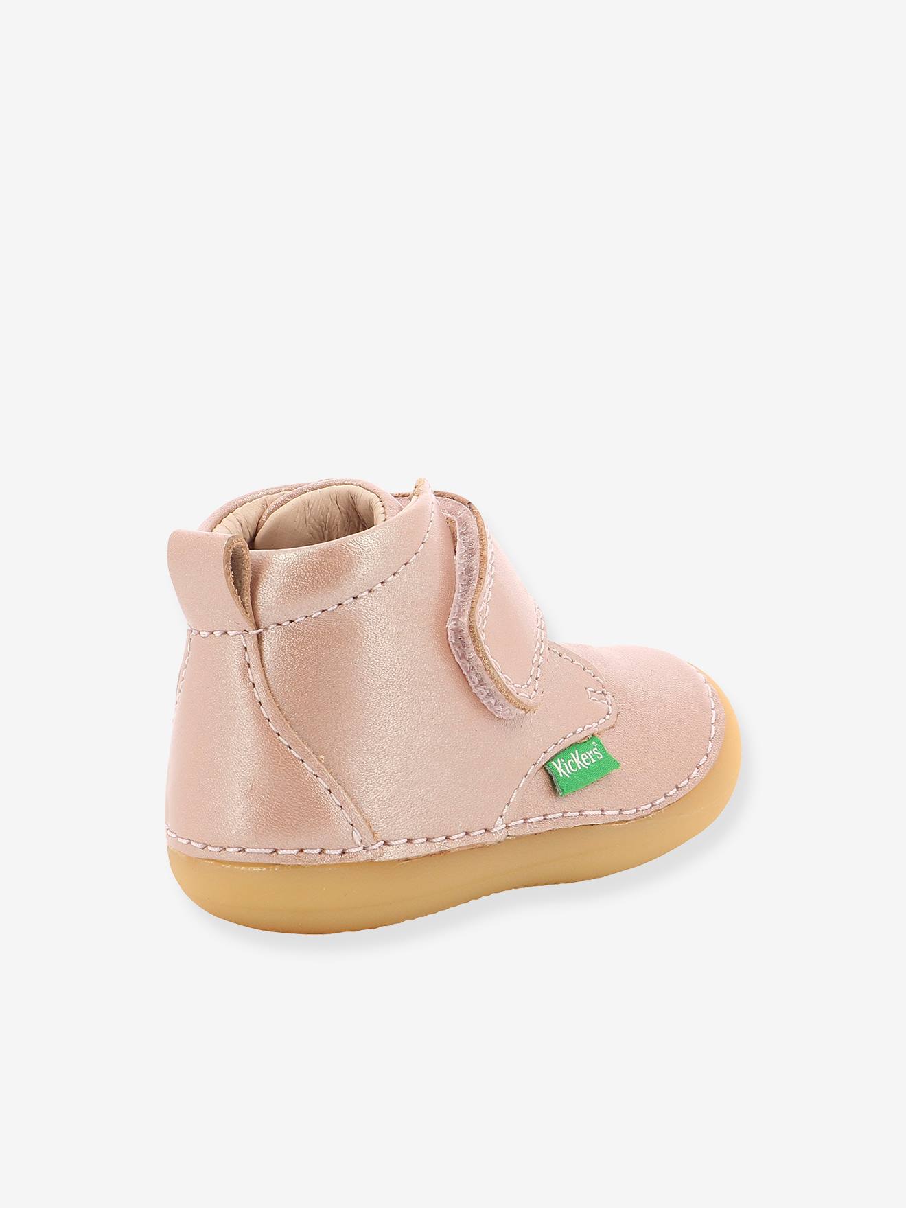 Kickers Mädchen Baby Lauflern-Boots SABIO KICKERS - rosa metallic