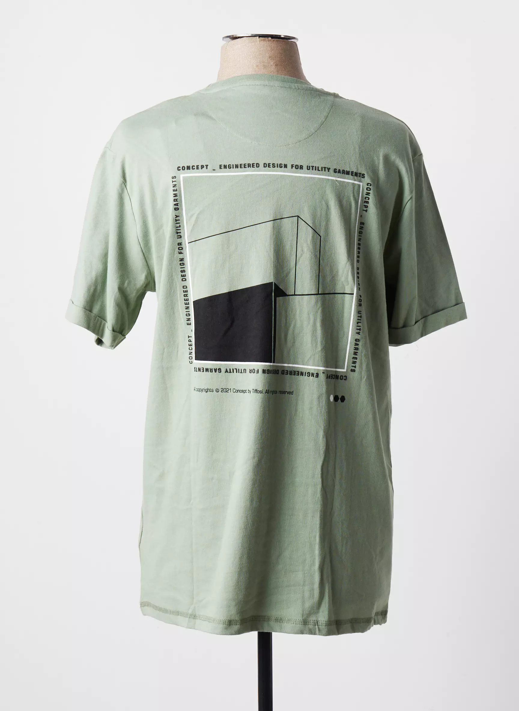 Tiffosi Tshirts Homme couleur vert