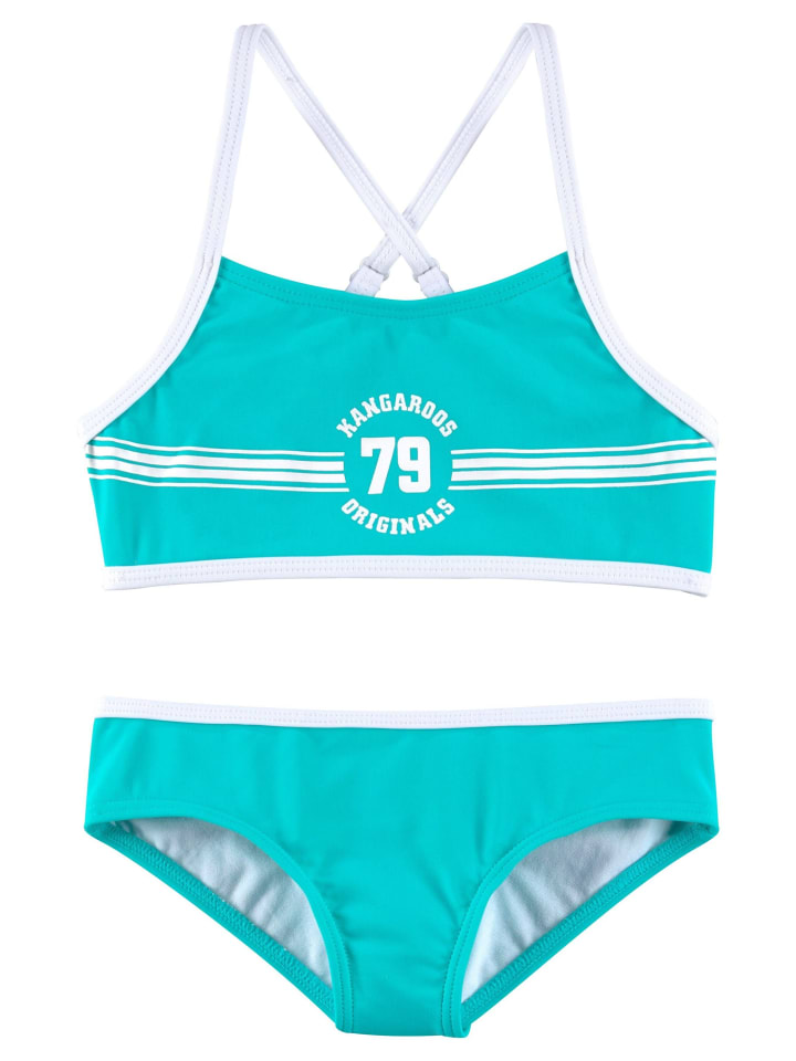 Kangaroos Bustier-Bikini in türkis günstig kaufen