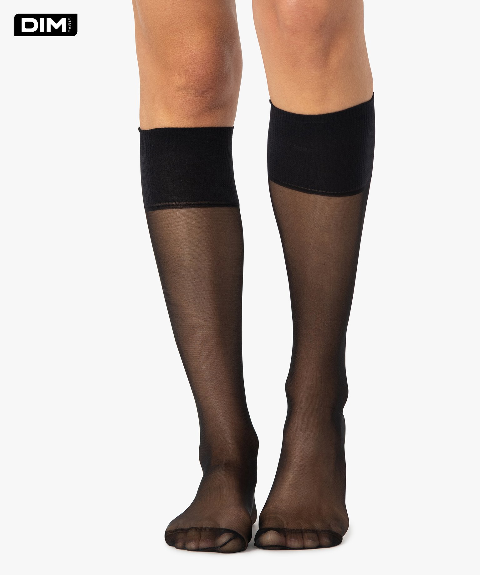 Mi-bas femme transparents Beauty Resist (lot de 4) - Dim noir | GEMO