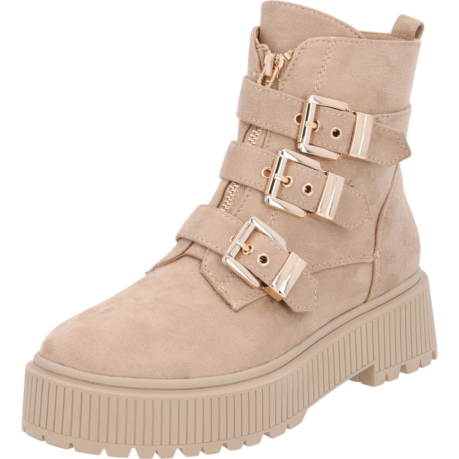 Palado Beyeal, Chelsea Boots, Damen, Beige