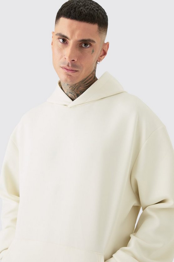 Tall kastiger Oversize Scuba Hoodie