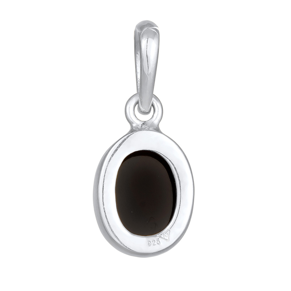 Elli Elli Pendentif Femmes Pendentif Classique avec Onyx en argent sterling 925 Pendentif
