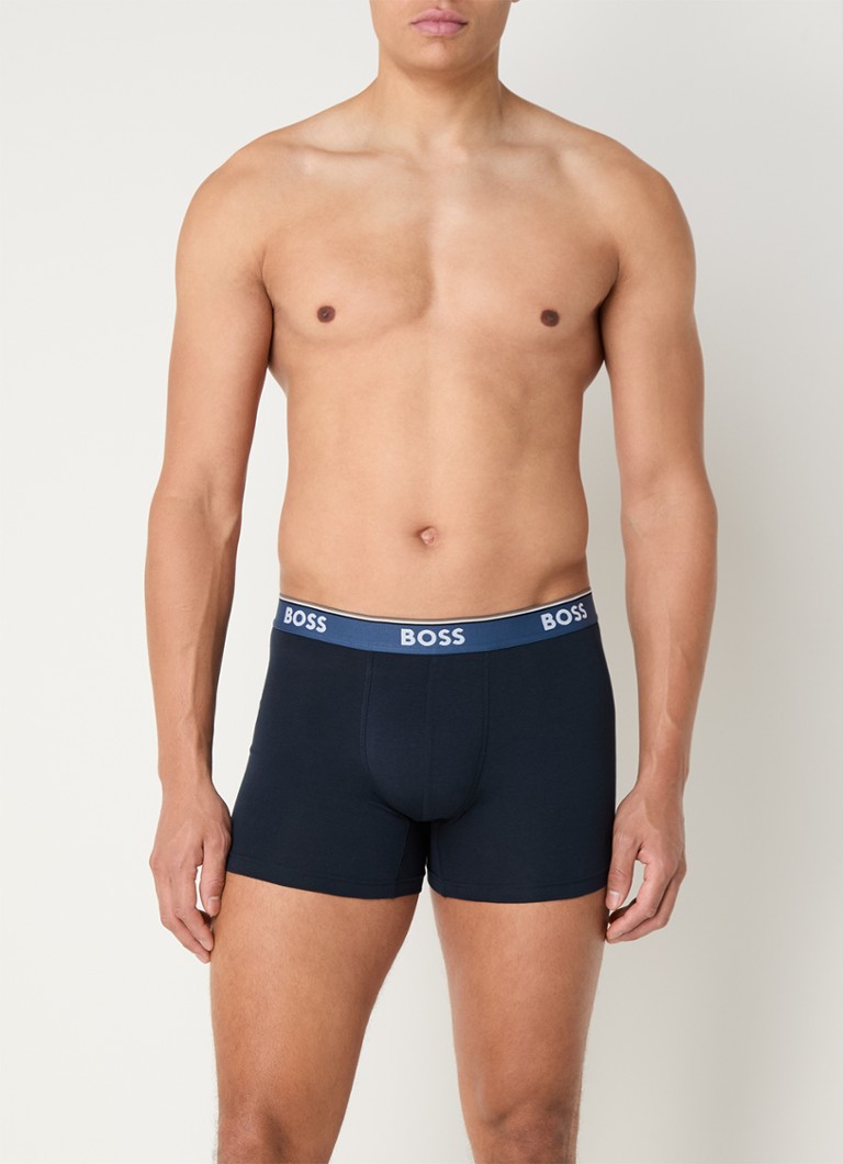 HUGO BOSS Boxer shorts with logo waistband in a 3-pack