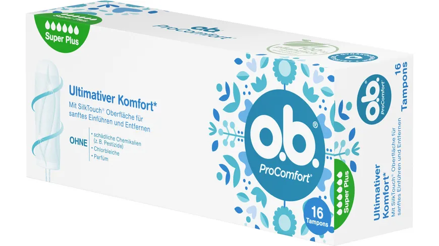 O.B. Tampons ProComfort Super Plus