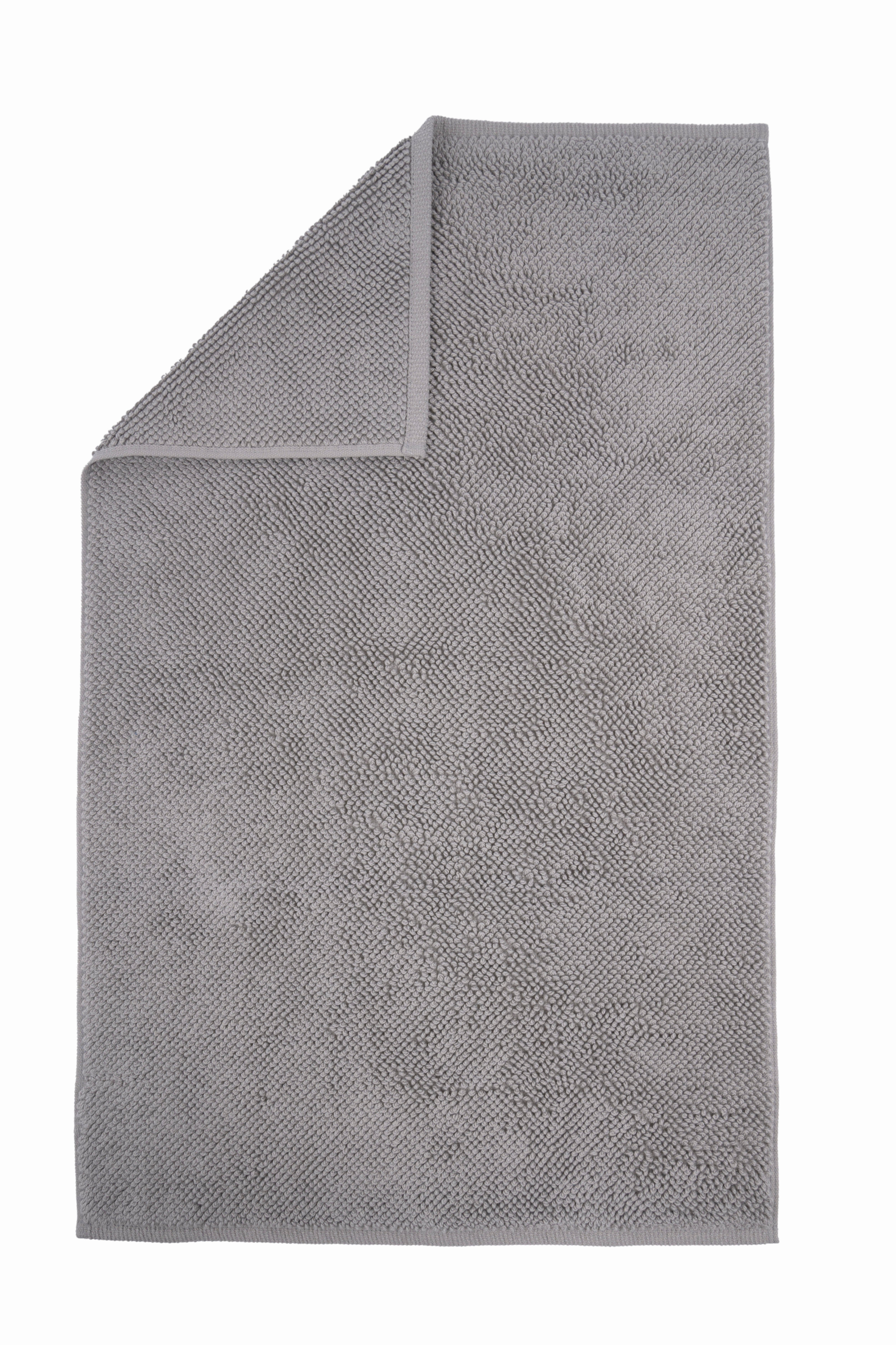 Badematte Niki Soft my home, Höhe 10 mm, beidseitig nutzbar, Baumwolle, rechteckig, besonders dichter Flor, 2er Set, Wendebadematte
