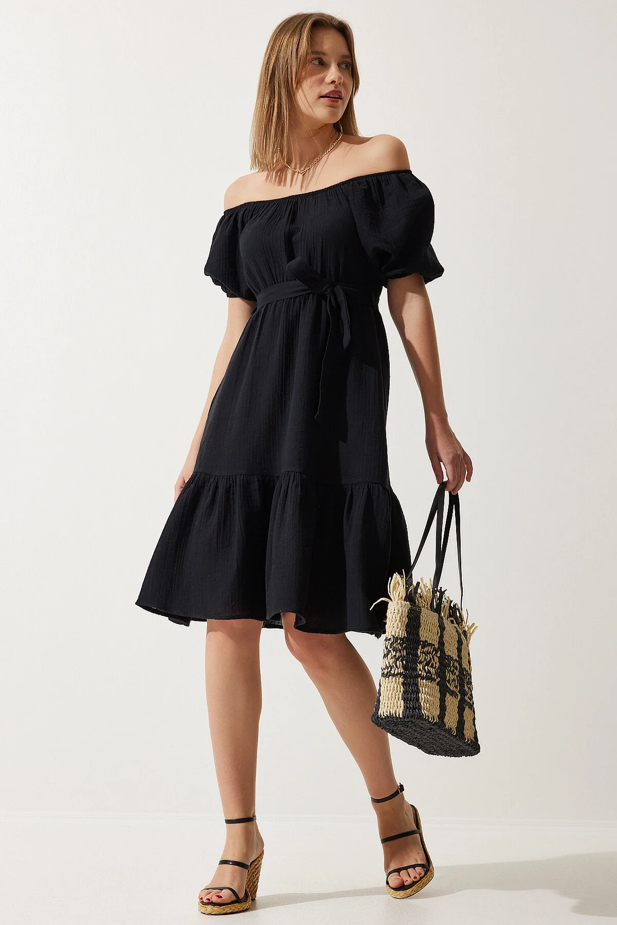 Happiness İstanbul  Kleid - Schwarz - A-Linie