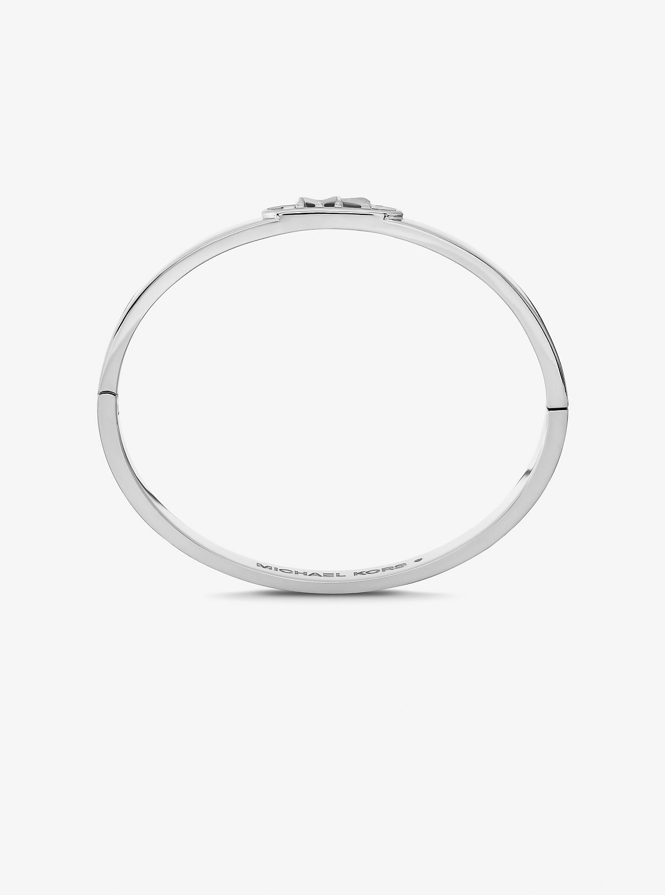 Armring med edelmetallbelagt messing og empirelogo – SØLV
