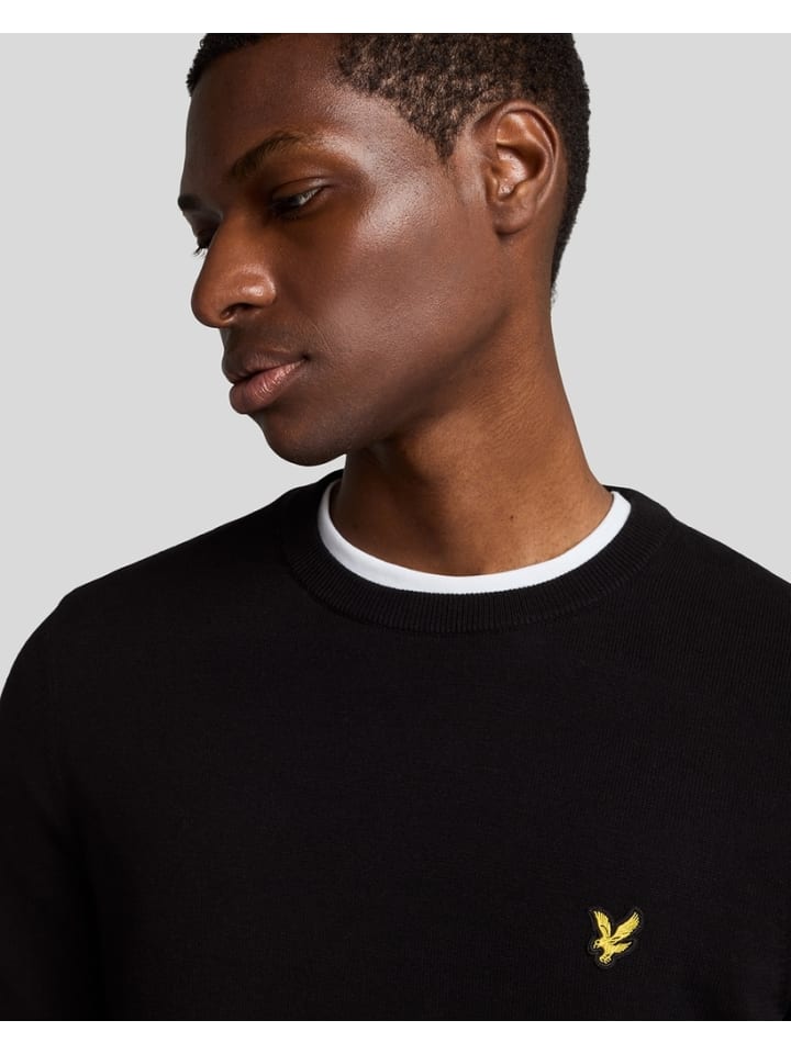 Lyle & Scott Strickpullover in Schwarz günstig kaufen