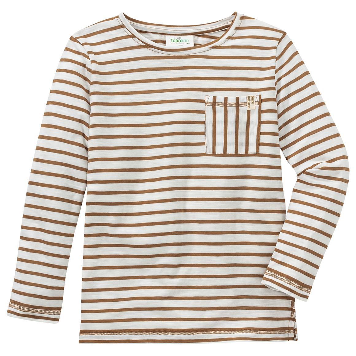 2 Kinder Langarmshirts mit Flammgarn