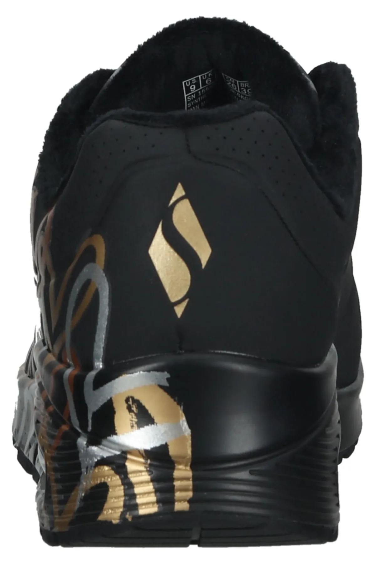 SKECHERS  Sneaker - Schwarz - Flacher Absatz