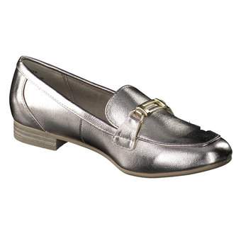 Marco Tozzi Slipper in silber