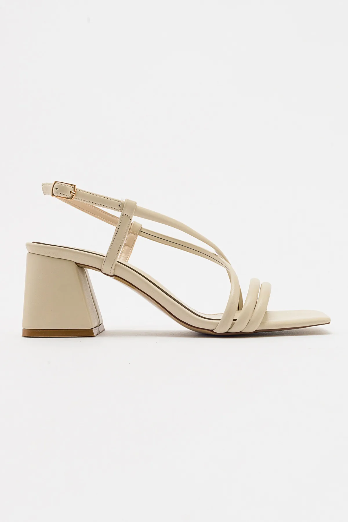 LuviShoes  Daisy Beige Skin Damen-High-Heels-Schuhe