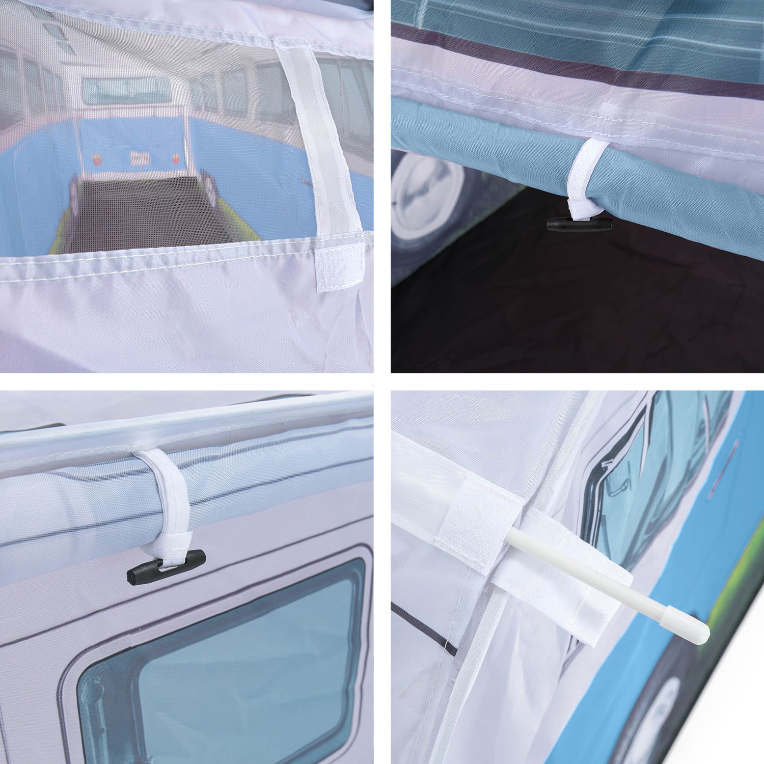 Volkswagen Camper Van Kinderzelt blau