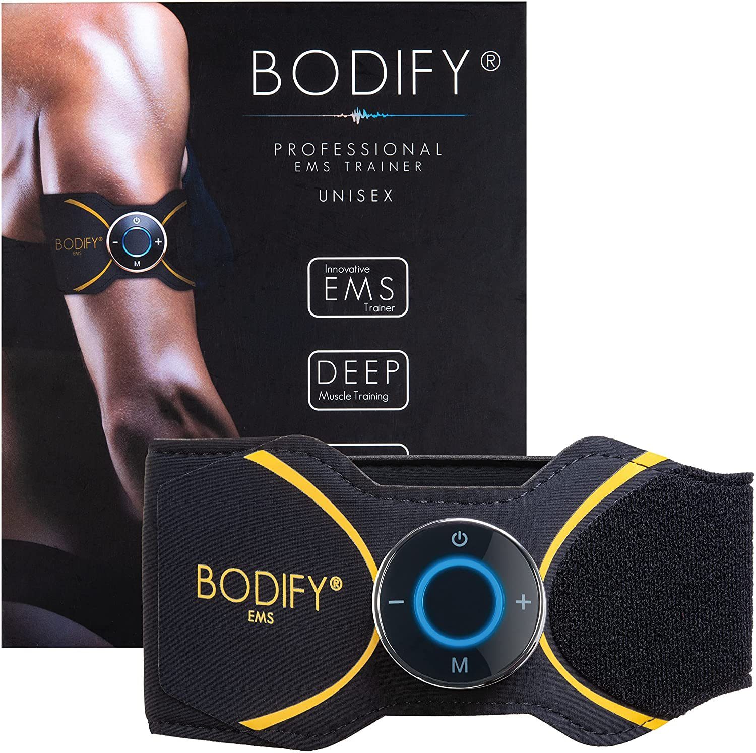BODIFY EMS-Arm-Trainer Pro - 2in1 EMS Trainer - Gezielte Stimulation der Arm & Beinmuskulatur