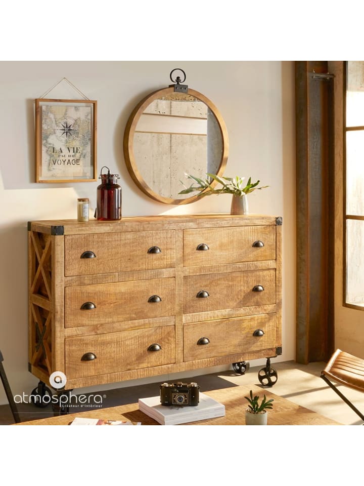 Atmosphera Créateur d'intérieur Wandspiegel in braun günstig kaufen onesize